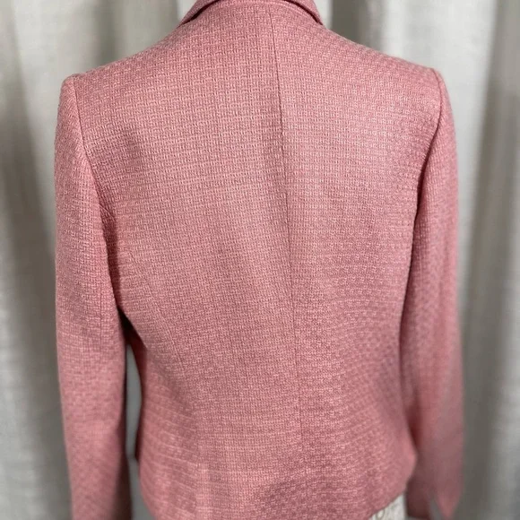 Judith Hart Petites pink textured blazer size 12P - Picture 5 of 9